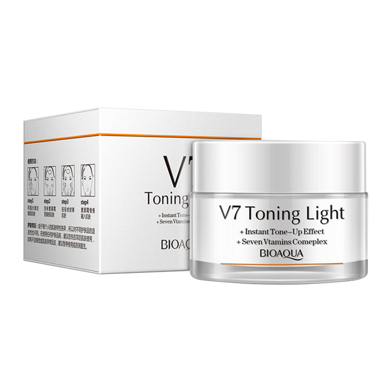 V7 Crema facial hidratante profunda con complejo de vitaminas