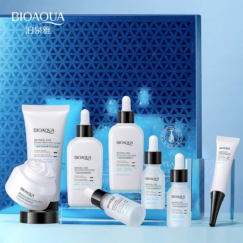 (BQY71984) Organic Vitamin A Facial Whitening Hydrating Skincare Set 16pcs