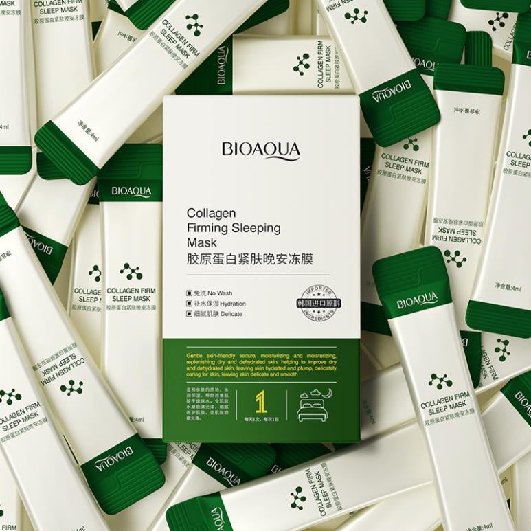 (BQY90577/92885) Hydrating And Collagen Gel Washout Sleeping Mask (20 pcs/1Box)