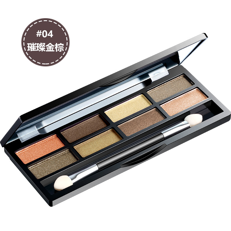 Paleta de sombras de ojos de 8 colores