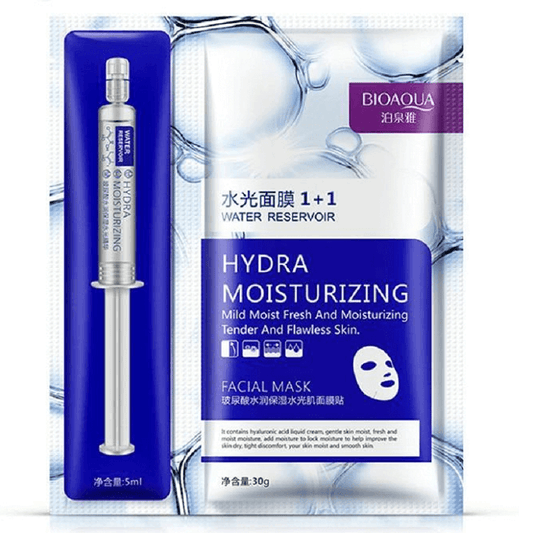 Water Reservoir Hydra Moisturizing Facial Mask with Hyaluronic Acid Essence Set - BIOAQUA® OFFICIAL STORE