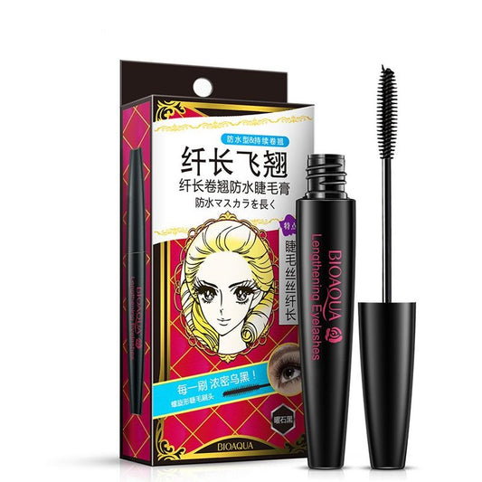 Waterproof Lashes Long Fiber Mascara - Lengthening Eyelashes & Dazzle Black Mascara - BIOAQUA® OFFICIAL STORE