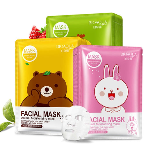 (BQY8487) Facial Mask Animal Deep Moisturizing Sheet Mask