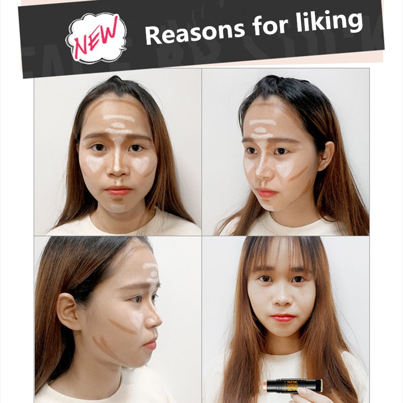 (00BQY9621) Double Head Face/ Cheek BB Stick
