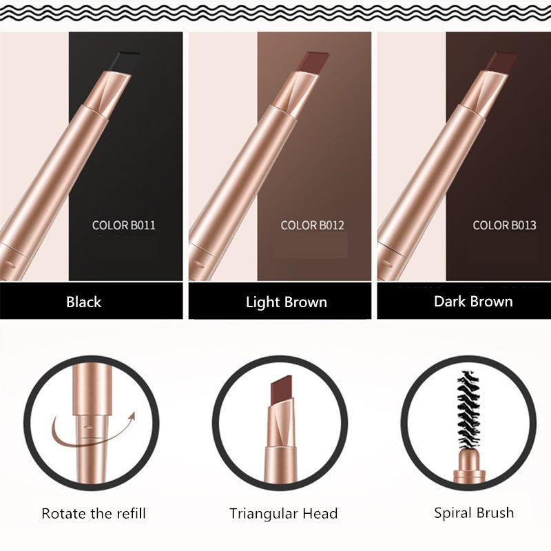 (0BQY3276) Fashion Easy to wear 3 colors makeup eyebrow pencil