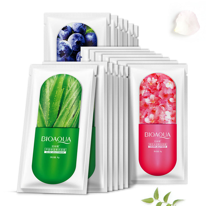 Facial Jelly Mask - Aloe/ Blueberry/ Cherry