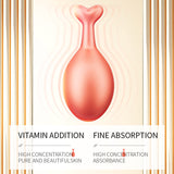 Cápsulas de loción y esencia hidratante con vitamina E