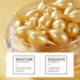 Cápsulas de loción y esencia hidratante con vitamina E