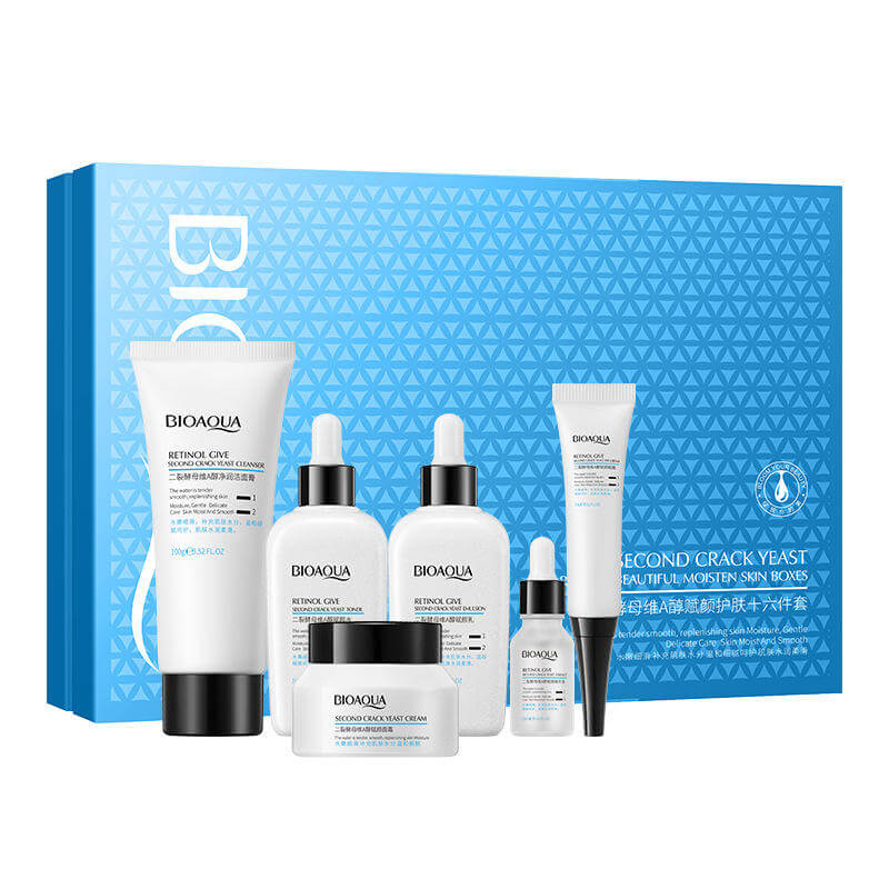 (BQY71984) Organic Vitamin A Facial Whitening Hydrating Skincare Set 16pcs