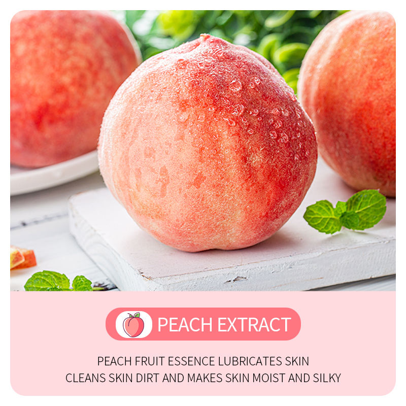 (BQY81471) Peach Body Exfoliating Scrub