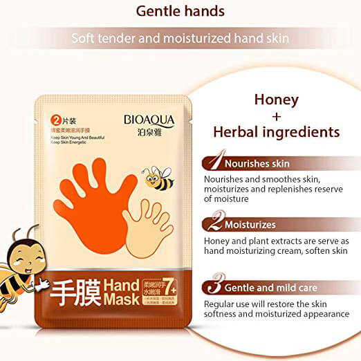 Honey Hand Mask - Keep Skin Young & Beautiful & Energetic - BIOAQUA® OFFICIAL STORE