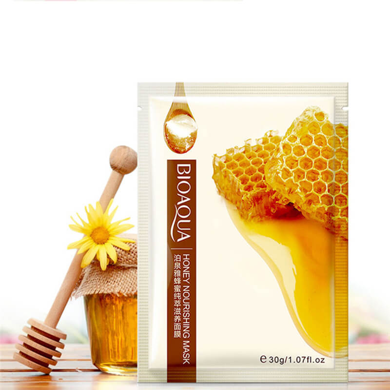 Natural Nourishing Moisturizing Facial Mask - Rose/ Lemon/ Honey - BIOAQUA® OFFICIAL STORE