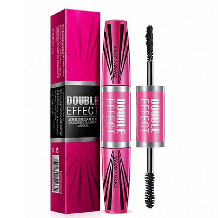 Mascara mit Doppeleffekt und zwei Bürsten