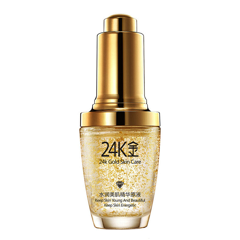 Essência líquida para cuidados com a pele de ouro 24K