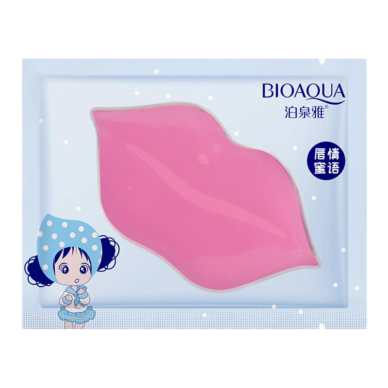 (BQY1099) Pink Girl Crystal Collagen Lip Mask