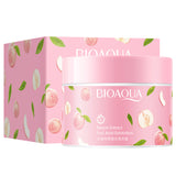 Crema exfoliante de durazno