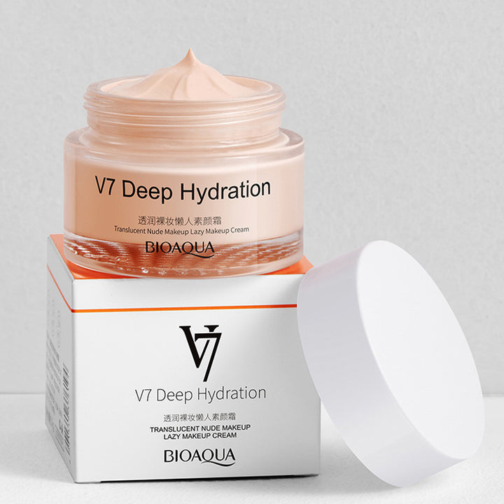 Crema de maquillaje básica V7 con hidratación profunda