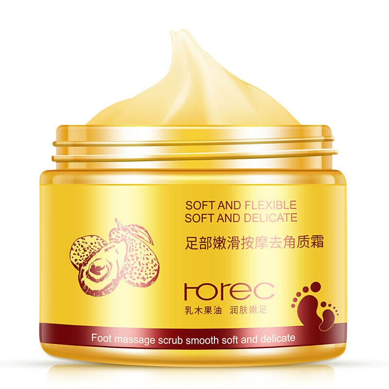 (BQY7151) Shea Butter Foot Massage Exfoliating Cream