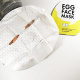 Mascarilla facial de huevo suave e hidratante