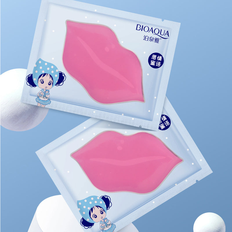 (BQY1099) Pink Girl Crystal Collagen Lip Mask