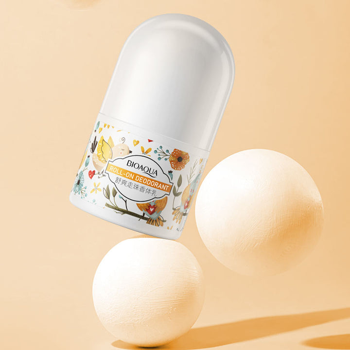 Desodorante corporal roll-on con aroma a hierbas