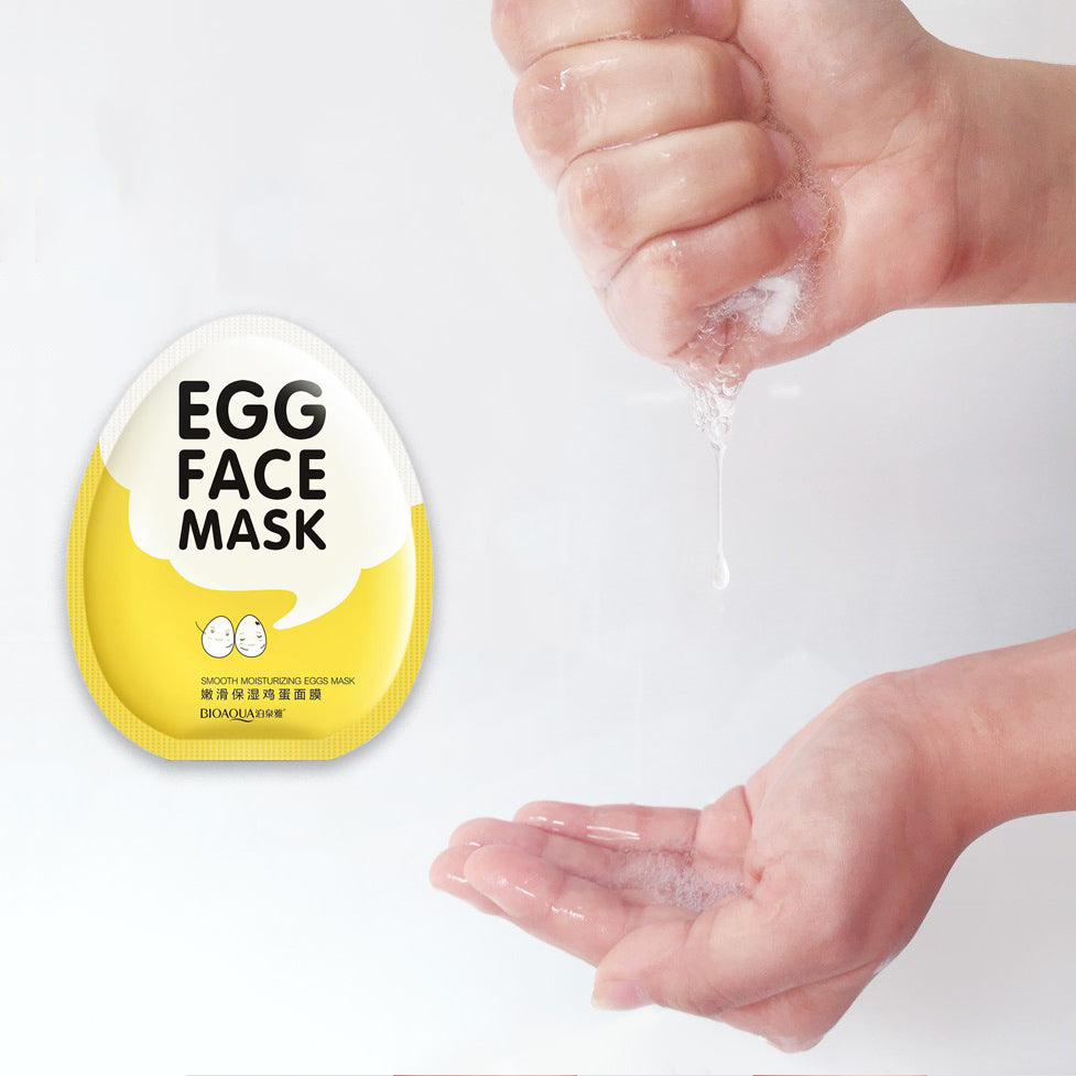 Egg Facial Mask - Smooth Moisturizing - BIOAQUA® OFFICIAL STORE