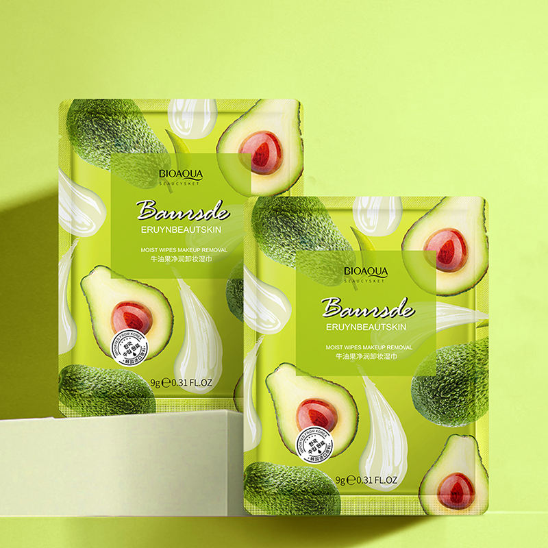 (00BQY70789) Avocado Makeup Remover Wipes