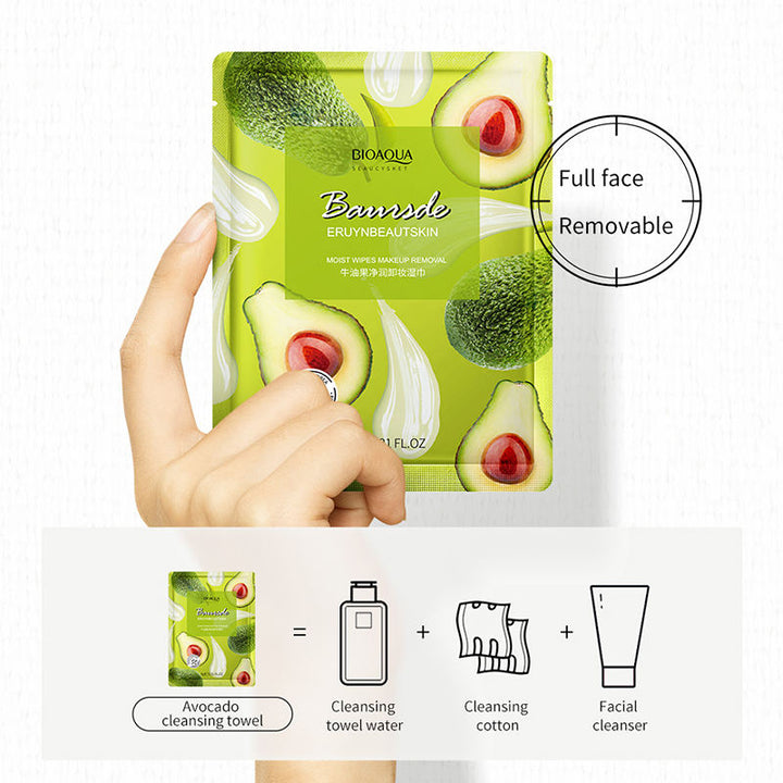Avocado Make-up-Entferner-Tücher