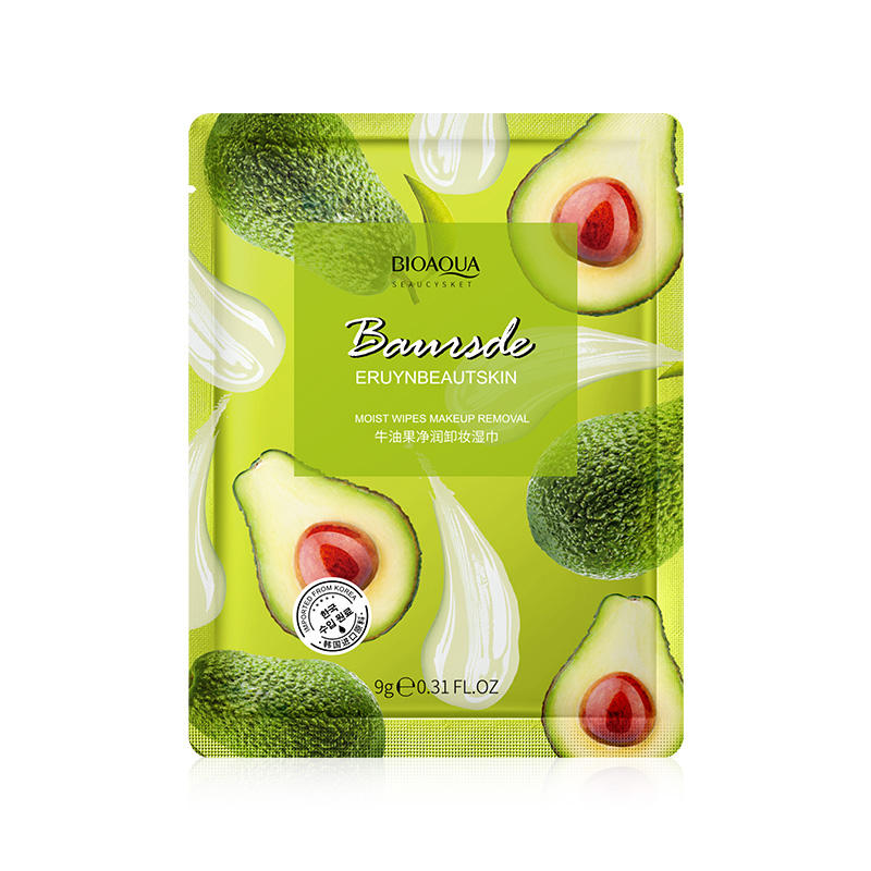 (00BQY70789) Avocado Makeup Remover Wipes