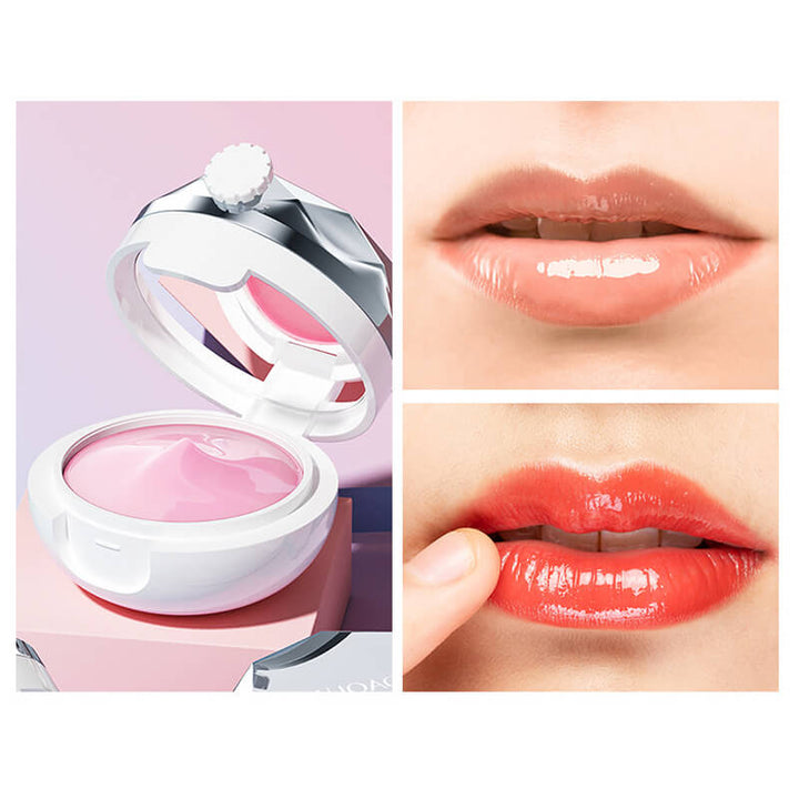 Máscara labial hidratante de morango