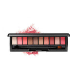 Paleta de sombras de ojos en polvo de 10 colores en tonos ahumados