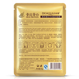 Máscara de tecido hidratante de proteína de seda natural