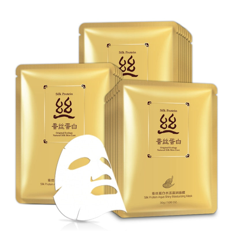 Silk Protein - Original Ecology Natural Silk Aqua Shiny Moisturizing Mask - BIOAQUA® OFFICIAL STORE