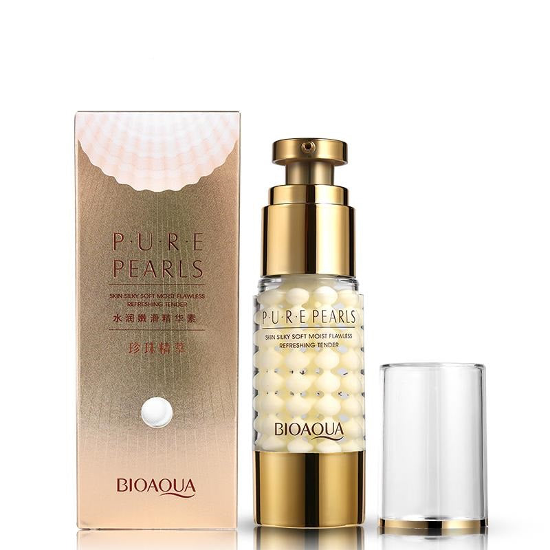PURE PEARLS - Skin Silky Soft Hydra Moist Flawless Refreshing Tender Collagen Hyaluronic Acid Serum - BIOAQUA® OFFICIAL STORE