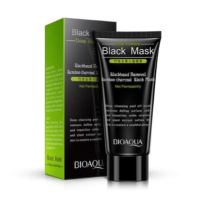 Activated Blackhead On Nose Removal Bamboo Charcoal Black Face Mask - Deep Cleansing & Blackhead Removal - BIOAQUA® OFFICIAL STORE