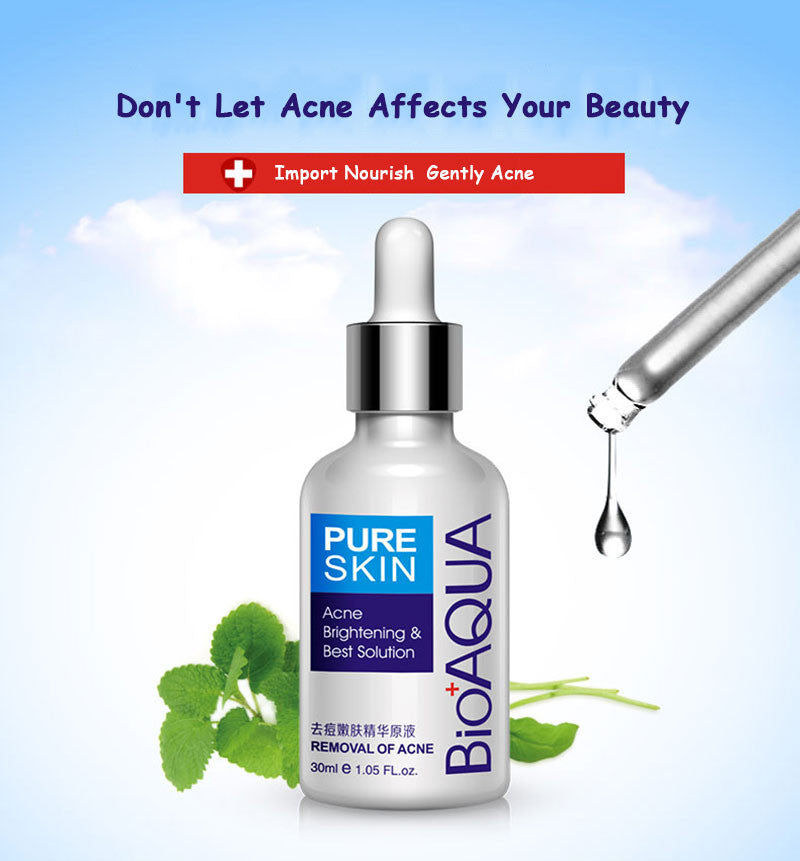 PURE SKIN Acne Brightening & Best Solution - Removal Of Acne Liquid - BIOAQUA® OFFICIAL STORE
