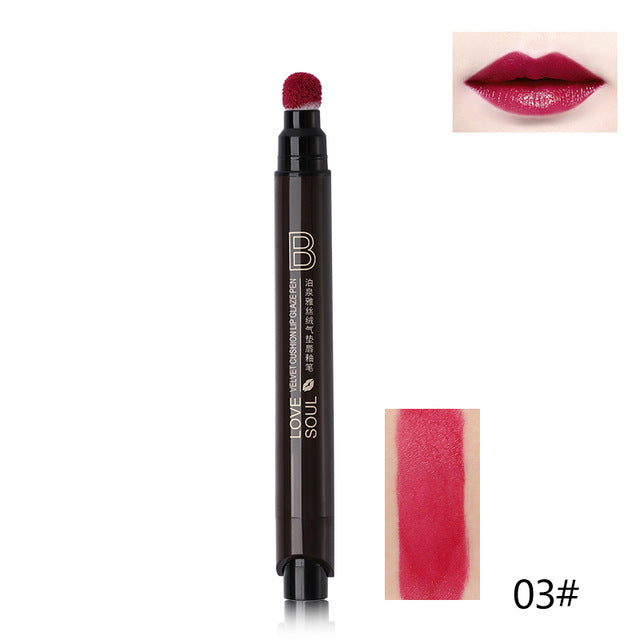 Brillo labial en lápiz con aplicador cushion Love Soul Velvet