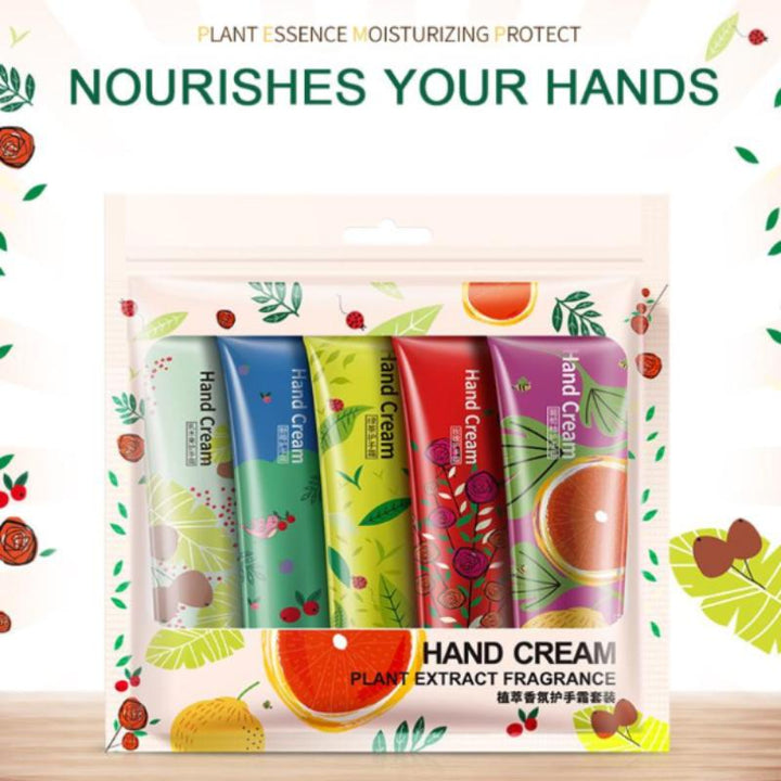 

Plant Extract Fragrance Moisturizing Nourishing Hand Cream Suit




