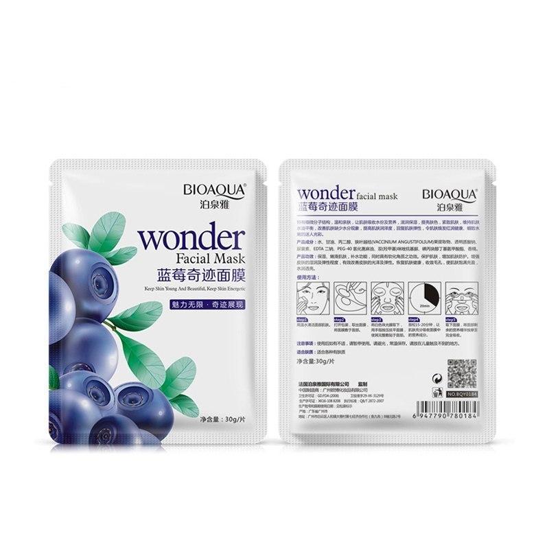 (BQY0184) None-Natural Blueberry Wonder Facial Mask