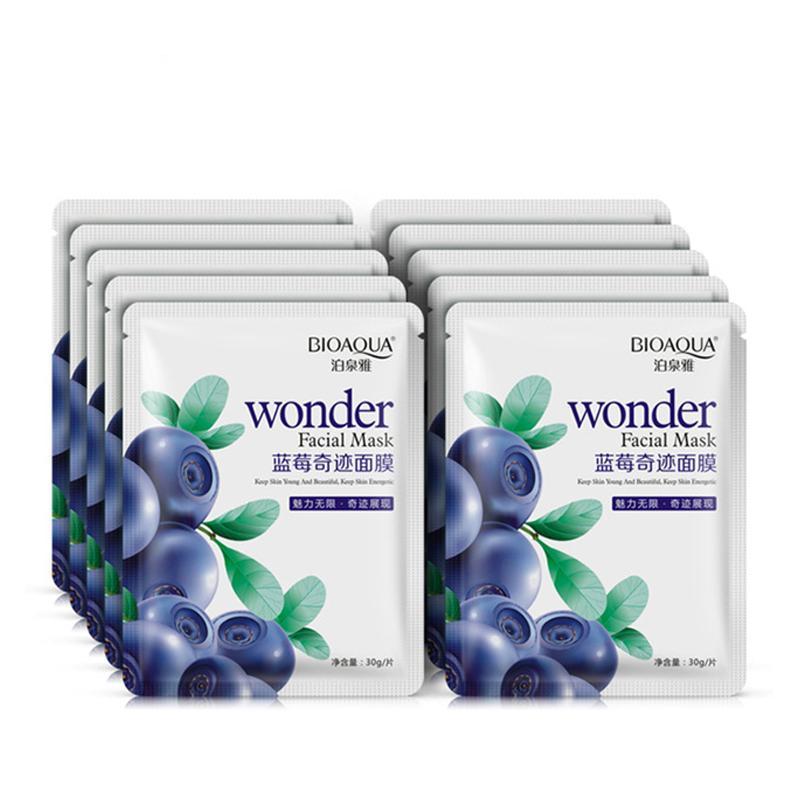 (BQY0184) None-Natural Blueberry Wonder Facial Mask