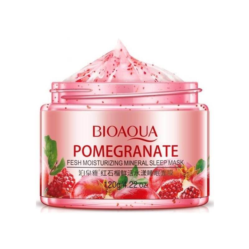 Masque de nuit minéral hydratant à la grenade fraîche