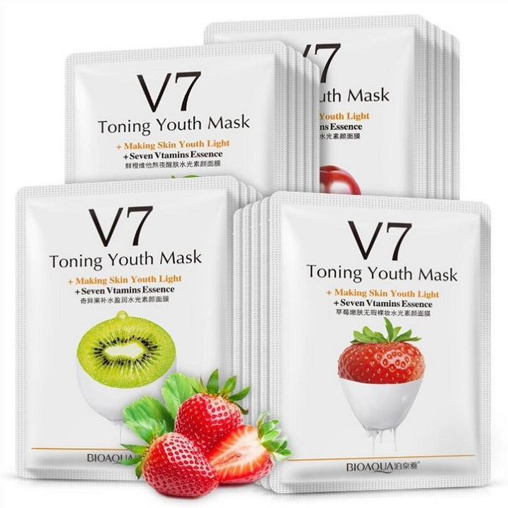 V7 Toning Youth Seven Vitamins Essence Facical Mask