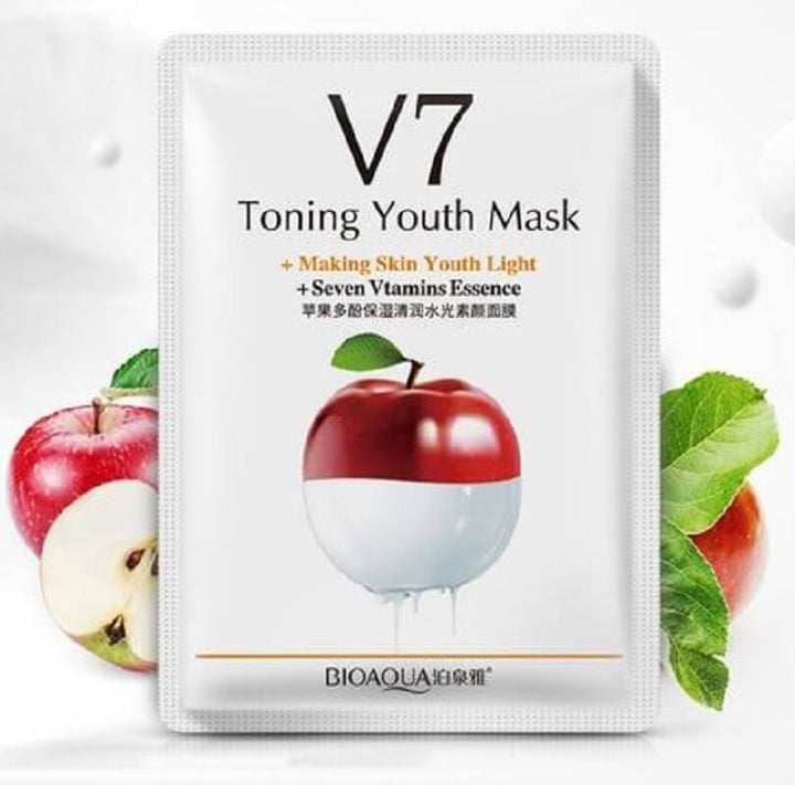 V7 Toning Youth Seven Vitamins Essence Facical Mask