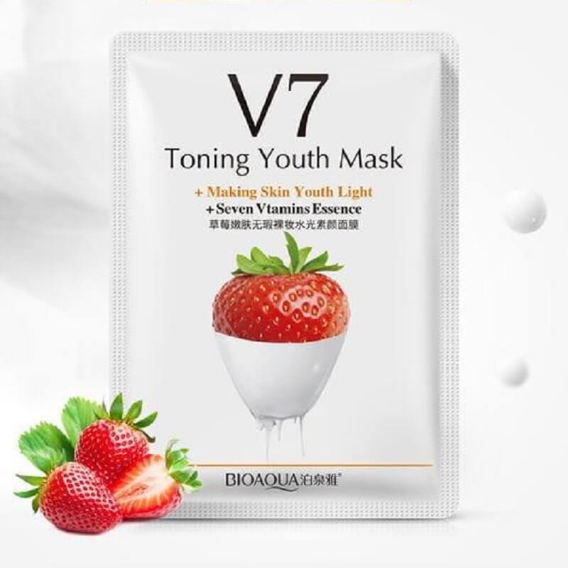 V7 Toning Youth Seven Vitamins Essence Facical Mask