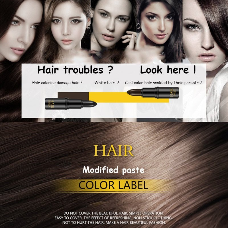 Hair Color Pen Modified & Yasiou Modified Cream - Brown/ Deep Black - BIOAQUA® OFFICIAL STORE