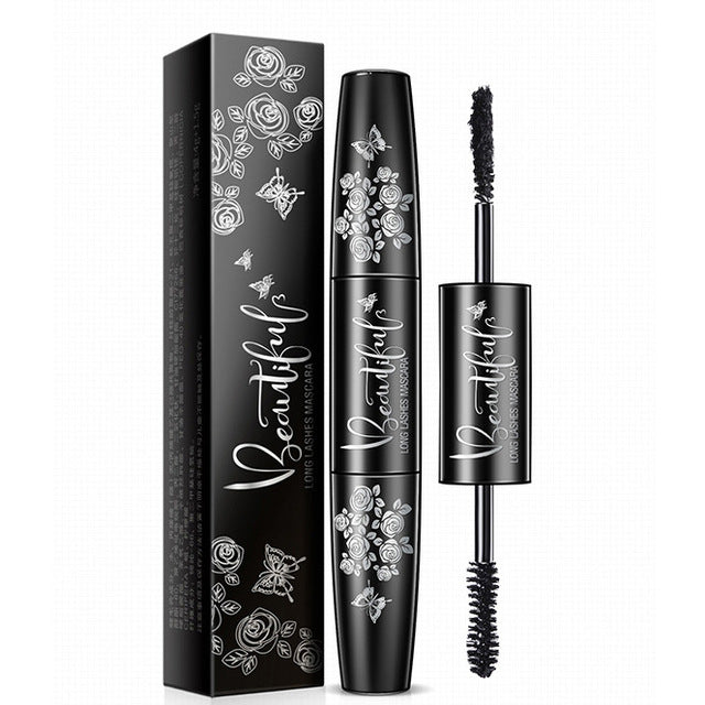 Mascara mit Doppeleffekt und zwei Bürsten
