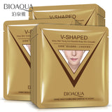 Máscara facial para o queixo efeito firmeza
