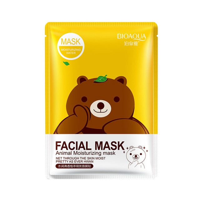 (BQY8487) Facial Mask Animal Deep Moisturizing Sheet Mask