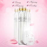 Máscara facial super spa hidratante com luminosidade em frasco