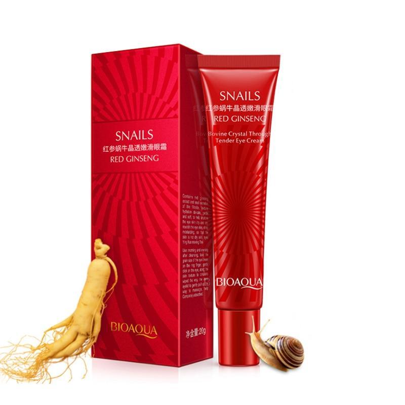 Natural Red Ginseng Snail Essence Eye Cream - BIOAQUA® OFFICIAL STORE